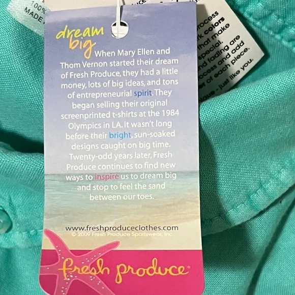 Fresh Produce Men’s Oxford Shirt; Men's size 1X; New w/ Tags - Picture 10 of 14